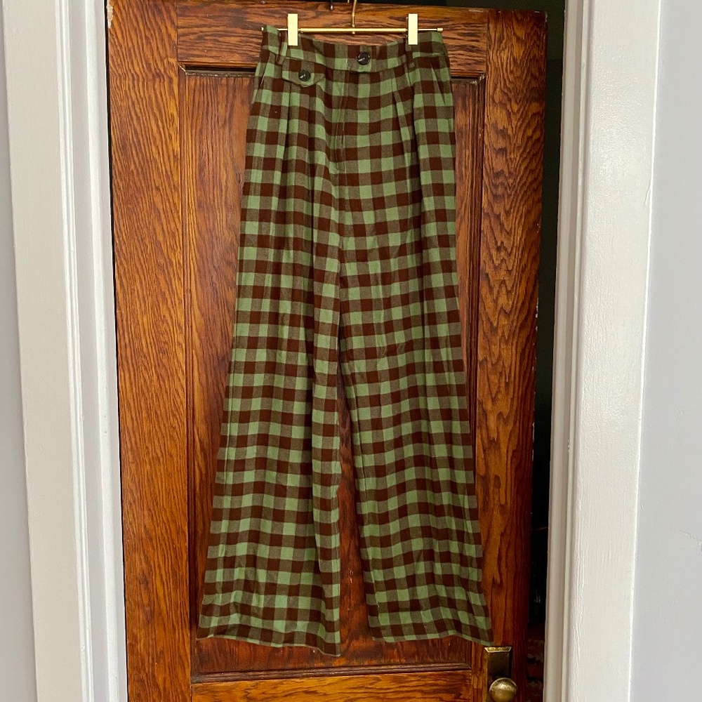 NWT - FRNCH Checkered Trousers - Size Small